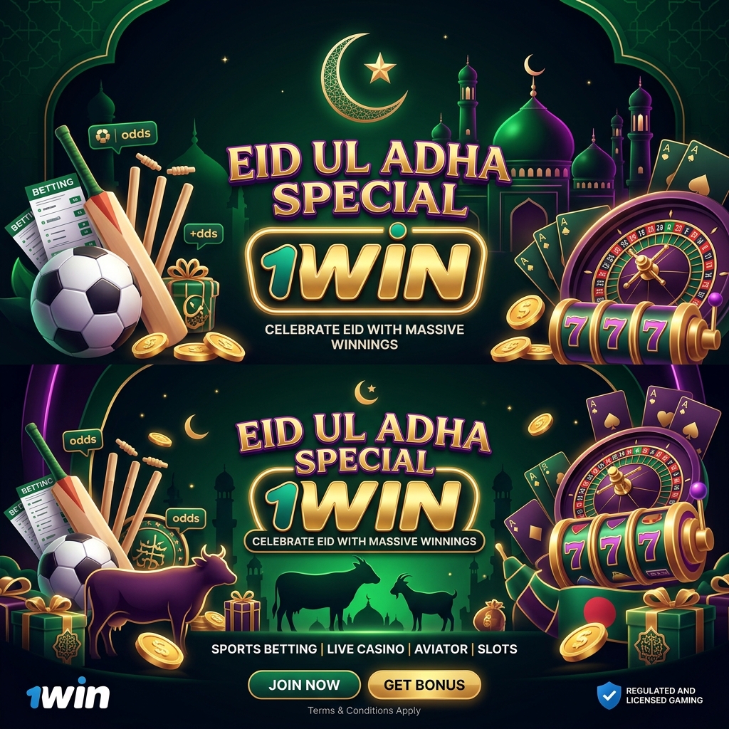 1Win Bangladesh Eid Mega Offer 2026: Claim 500% Match Bonus & Weekly 10% Cashback Shield