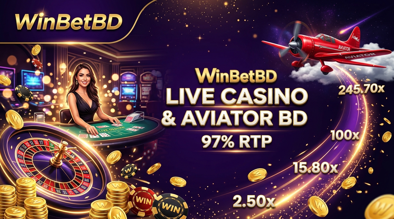 WinBetBD Live Casino Roulette and Aviator Crash Game BD