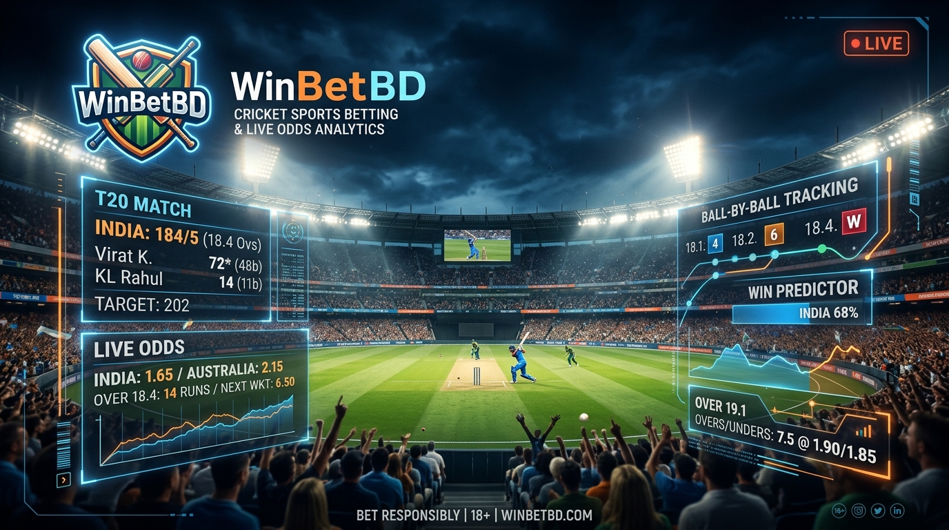 WinBetBD Cricket Sports Betting and Live Odds Analytics