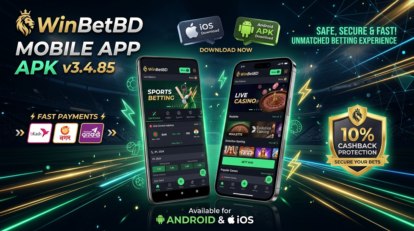 WinBetBD Mobile App APK v3.4.85 for Android and iOS